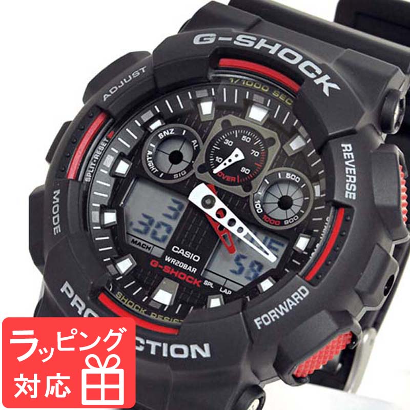 ֥ ӻ CASIO GA-100-1A4DR G-SHOCK Gå ɿ å   ǥ GA-100-1A4 ֥å ߥå   ӻספ򸫤