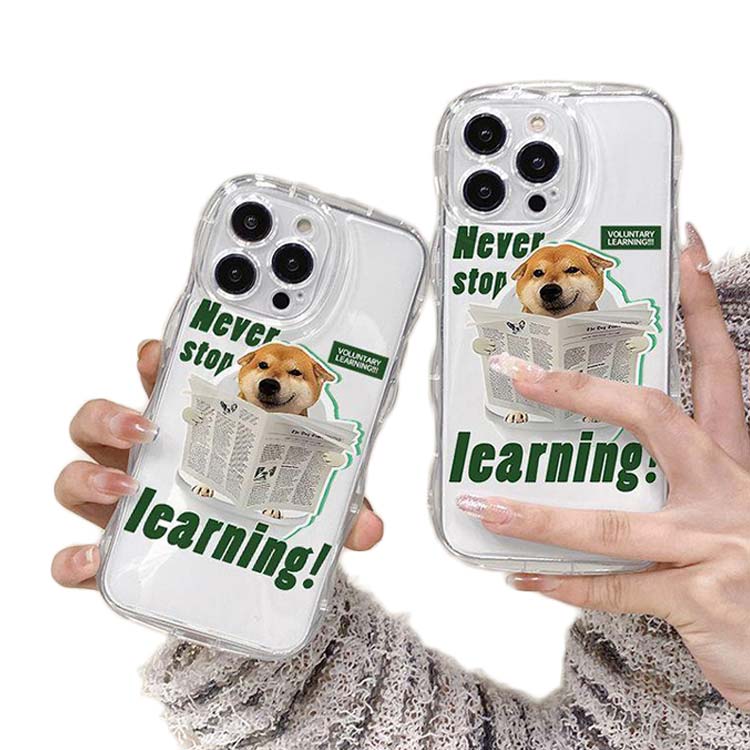 ケース ケース iPhone15 iPhone14 iPhone14 iPhone15 ケース おしゃれ iPhone15Pro ケース promax ケース 韓国 クリアケース pro かわいい 可愛い アニマル 柴犬 耐衝撃 ウエーブ iPhone14 なみなみ うねうね iPhone13