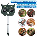 ネズミ 超音波 害獣撃退 害獣対策器 ソーラー充電 超音波 IP68防水 猫よけ 鳥害 6つ撃退モード 超長待機 USB充電 動物撃退器 ネズミ除け 12-15m感知範囲 赤外線センサー LED強力フラッシュライト 畑/庭保護 糞被害対策 鳥害対策 獣害 鳥よけ 犬 犬よけ(4)