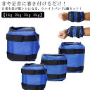 ウエイト 筋トレ 【2個セット】リストウエイト 3kg 4kg 2kg 1kg 筋トレ リスト トレーニング アンクルウェイト 自宅 宅トレ パワーアンクル グ...