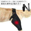 犬 固定 2個入り リハビリ 保護 老犬介護 靭帯 犬 前後左右兼用 脱臼 関節プロテクター 後ろ足 老犬 サポーター 包帯 膝 ペット用品 歩行補助 ケア用品...