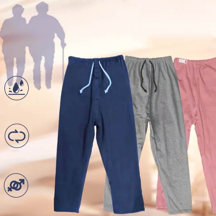 おねしょズボン 送料無料 ウェスト調節可能 防水 洗える 介護パンツ 失禁パンツ 尿漏れ 介護ズボン おねしょパンツ 染み出し防止 尿漏れ対策 男女兼用 大人 男性 女性 介護用パジャマ 就寝 夜尿症 長ズボン 高齢者 老人 お年寄り 2