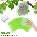 100枚入 防虫ネット 袋 メッシュ袋 果物保護ネット 園芸用品 植物フルーツ保護バッグ 防鳥ネット 果樹用資材 果実 害虫 ガーデニング用品 通気性 通気性 ...