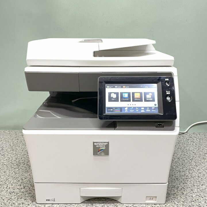 シャープ A4 カラー複合機 MX-C305W 無線LAN 装備 PostScript3 AirPrint 両面印刷 対応 Mac iPhone ipad android 等のモバイル端末に　中古 13002256