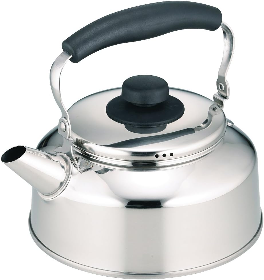 下村企販 広口ケトル 2.6L 洗いやすい形状 日本製 29727 ほっとする薬用発泡入浴剤&韓国コスメフェイスパック付き