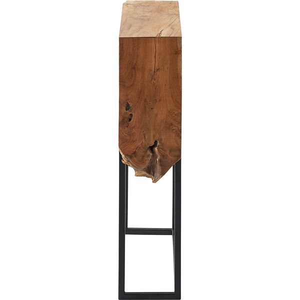 コンソール ブラウン （約W60×D18.5×H80.5cm） 完成品