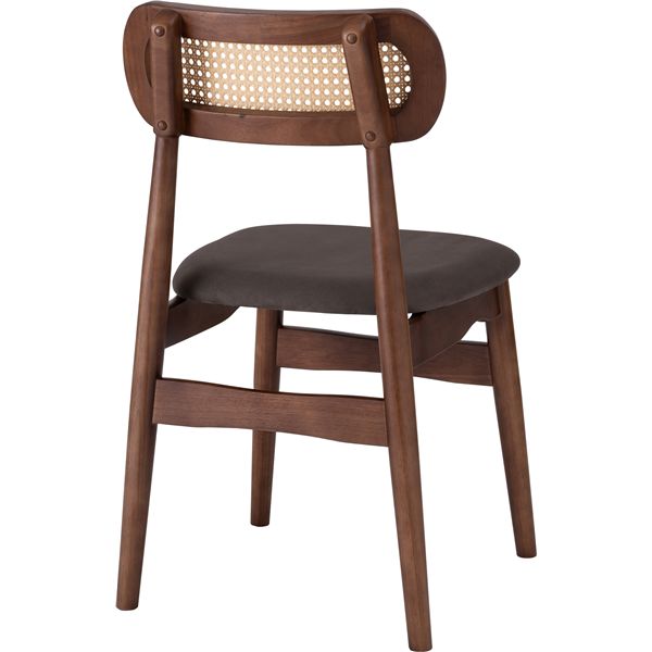 チェア チャコール (約W45×D47×H80×SH46cm) 完成品 [2]