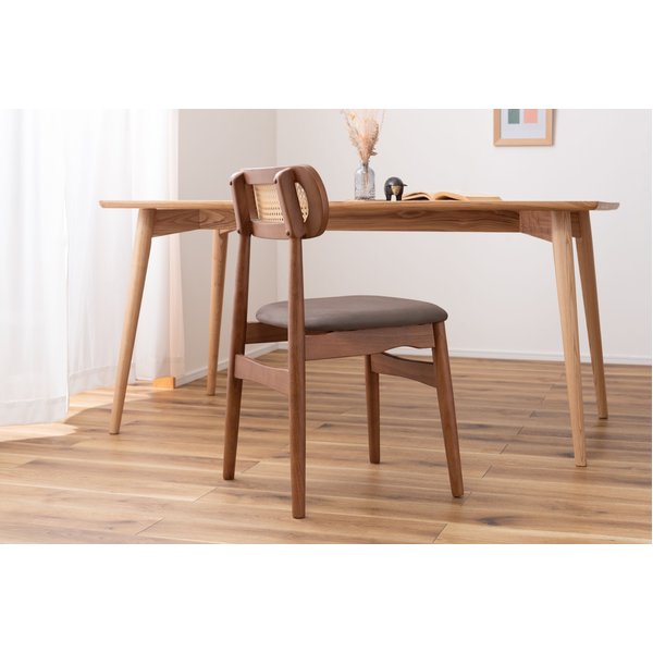 チェア チャコール (約W45×D47×H80×SH46cm) 完成品 [3]