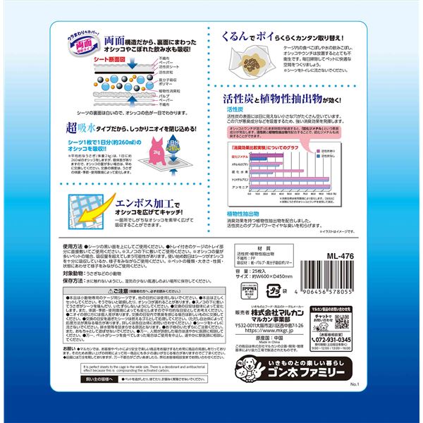 （まとめ）うさぎのケージシーツ ワイド 25枚【×2セット】 (小動物用品/トイレ・砂・シーツ)