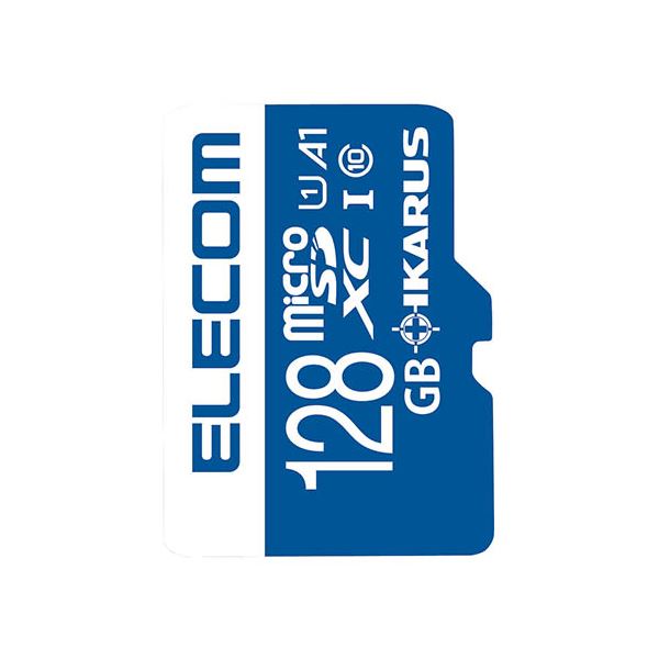 エレコム MicroSDXCカード/IKARUS付/UHS-I U1 128GB MF-MS128GU11IKA
