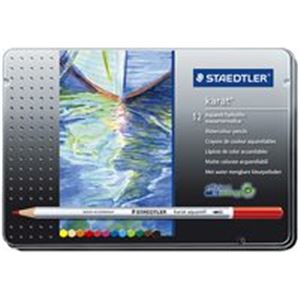 （まとめ）ステッドラー カラト水彩色鉛筆 125M12 12色【×2セット】