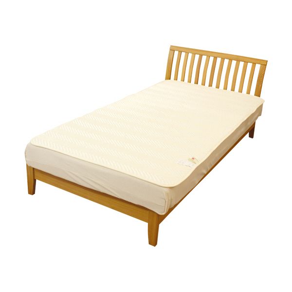 ニッケ商事 ZepheRII（ゼファーツー） 防炎ベッドパッド 100×205cm 1枚