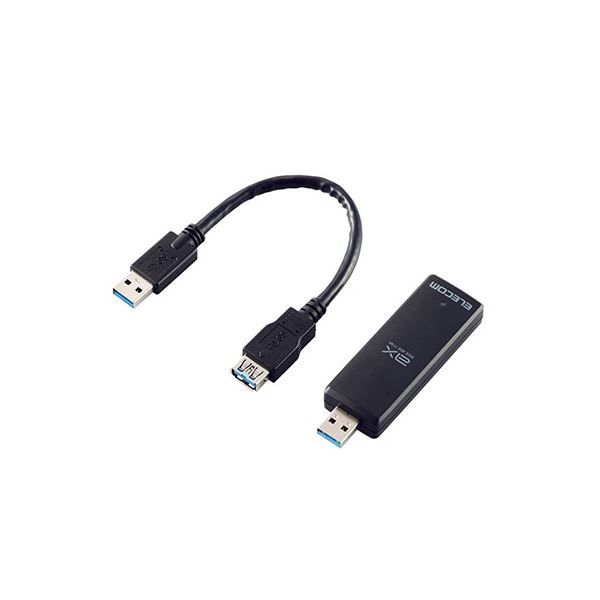 エレコム Wi-Fi 6・USB3.0対応 1201M無線LANアダプター WDC-X1201DU3-B 1