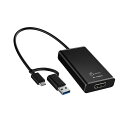 j5 Create USB 4K HDMIキャプチャーアダプタ ブラック JVA11 1台