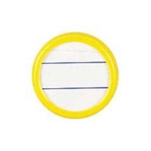 （まとめ）ソニック 丸型名札 NF-15-Y 両用 大 黄【×30セット】