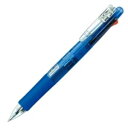 (業務用10セット) ZEBRA ゼブラ 多機能ペン クリップオンマルチ 【シャープ芯径0.5mm/ボール径0.7mm】 ノック式 B4SA1-BL 青(3)