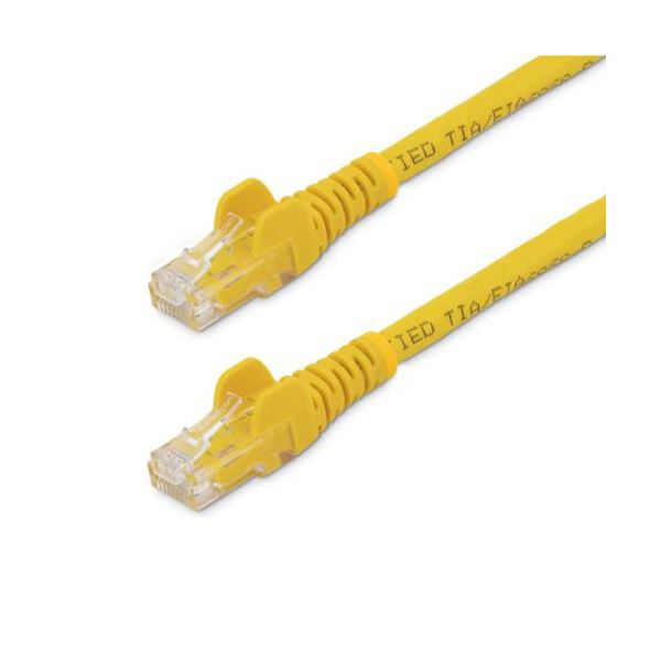 StarTech.com カテゴリ6 LANケーブル RJ45モールドコネクタ 1m イエロー N6PATC1MY...