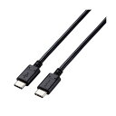 エレコム USB2.0ケーブル(認証品、USB Type-C(TM) to USB Type-C(TM)) 1m ブラック U2C-CC5PC10NBK(2)