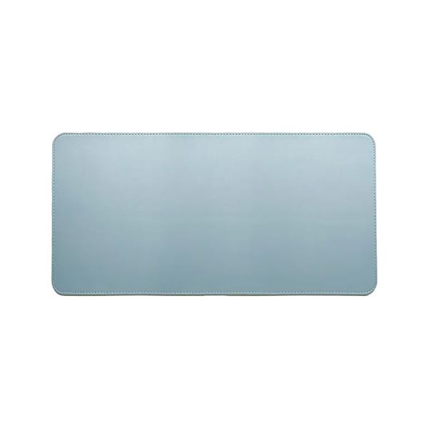 EGRET 両面リバージブルマウスパッド 大判 30×60cm スモーキーブルー&カーキグリーン EM23-DP5