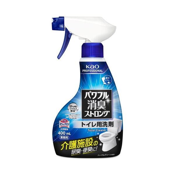 （まとめ）花王 パワフル消臭STトイレ用洗剤400mL（×5セット）