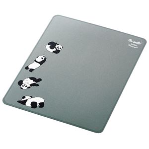 【5個セット】 エレコム Be with！ animal mousepad パンダ MP-AN04PANX5