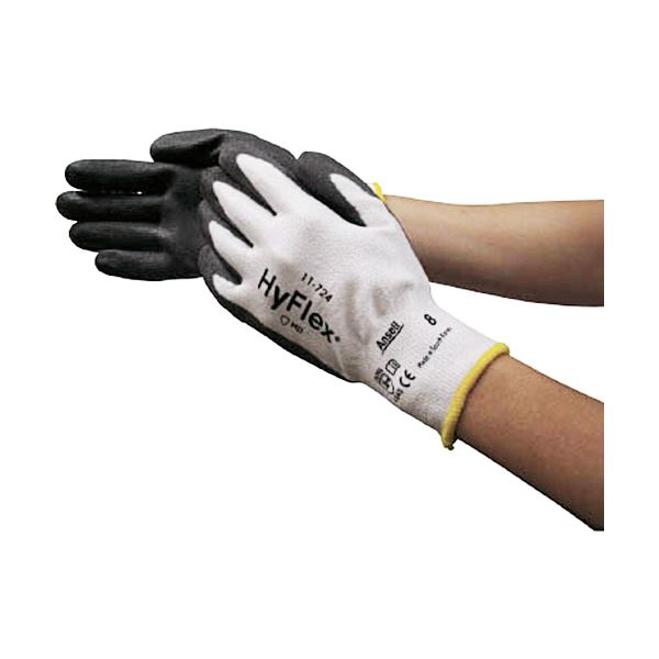 （まとめ）アンセル 耐切創手袋 ハイフレックス724 LL 11-724-10 1双【×5セット】