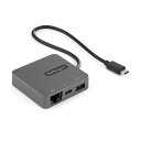 StarTech.com USB-Cマルチアダプタ 4K HDMI&VGA/10GbpsUSB-A/Cポート/ギガビットL有線LAN DKT31CHVL 1台(2)