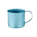 よこやま 燕熟の技 チタンマグカップ320ml(発色仕上げ) 軽くて丈夫なチタン製マグカップ ブルー TM-400B