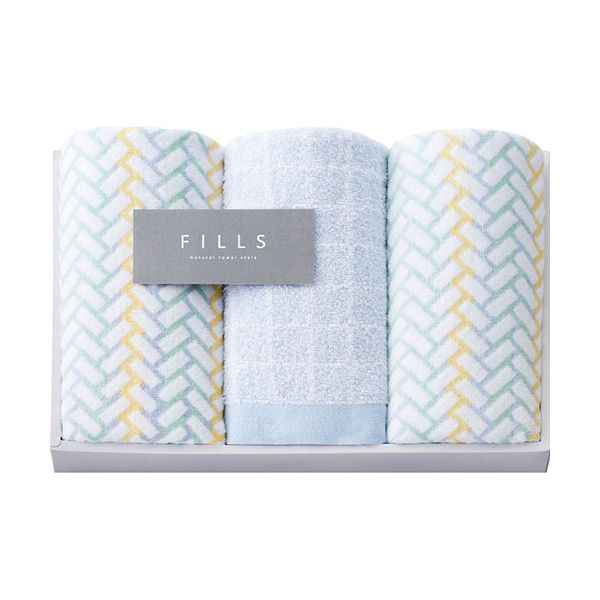 FILLS フェイスタオル3P 34×75cm F-50152 B1054589