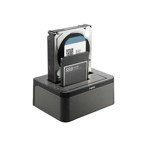 エレコム HDDケース/3.5インチHDD&2.5インチHDD+SSD/2Bay/Duplicator/USB3.0/ソフト付/エラースキップ機能付 LGB-2BDPU3ES エレコム HDDケース/3.5インチHDD&2.5インチHDD+SSD/2Bay/Duplicator/USB3.0/ソフト付/エラースキップ機能付 LGB-2BDPU3ES