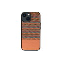 Man  Wood VR؃P[X for iPhone 14 Browny Check wʃJo[^ I23624i14