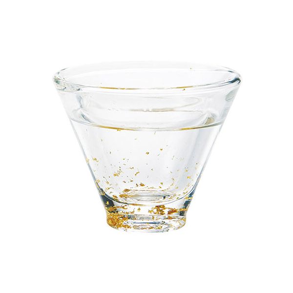 ヤマコー 用美 業務用 二層硝子 ゆらり盃 銀 yamaco27901
