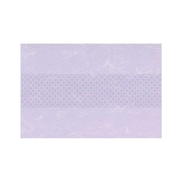 ヤマコー 用美 業務用 尺3七宝雲竜懐石まっと 藤色 (100枚入) yamaco66834