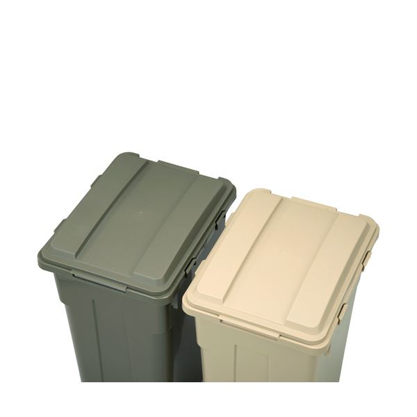 新輝合成TONBO 連結カラー分別ペール 45L カーキベージュ 02067-5 1台 [2]