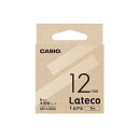 【5個セット】 カシオ計算機 Lateco 詰め替え用テープ 12mm 半透明テープ黒文字 XB-12MXX5