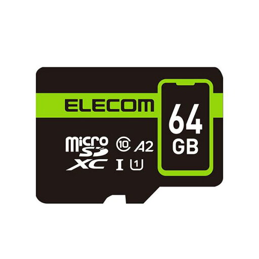 エレコム スマホ用 microSDXC メモリカード MF-SP064GU11A2R エレコム スマホ用 microSDXC メモリカード MF-SP064GU11A2R
