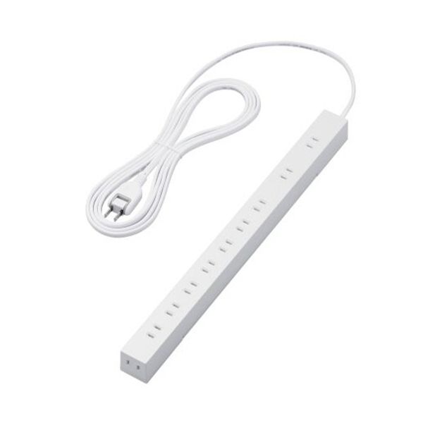 エレコム 磁石付き10口タップ 2P ホワイト 3m T-H0203WH 1個