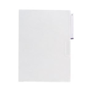 (業務用10セット) LIHITLAB クリアホルダー/クリアファイル 【A4/立体見出し付き】 5枚入り G6305-1