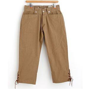 ベルギー軍 7分丈 パンツ 5サイズ カーキ 綿100% ミリタリーパンツ ミリタリーウェア 軍モノ 軍パン サバゲー