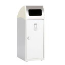 受注生産 ゴミ箱 〔 一般ゴミ用 オフホワイト 〕 アジャスター付き テラモト TrimSL ステン ダストボックス(3)