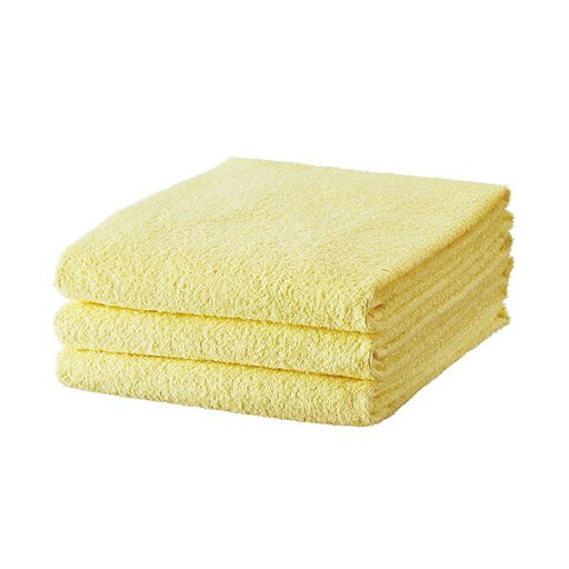 TANOSEE バスタオル イエロー1パック(3枚) TANOSEE バスタオル イエロー1パック(3枚)