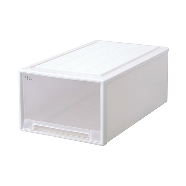 天馬 Fitsフィッツケース 74-44L ホワイトクリア 1個