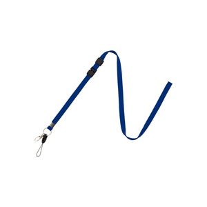 （まとめ）オープン工業 名札用ロングストラップ 青 NB-208-BU【×10セット】