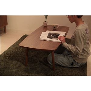 折りたたみテーブル ローテーブル 幅105cm ウォールナット フォールディングテーブル トムテ リビング インテリア家具 [2]