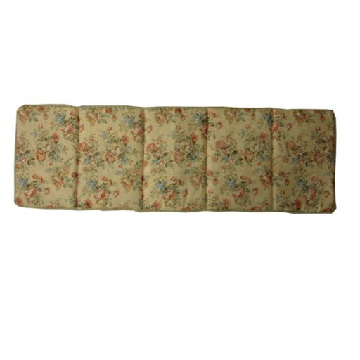 椅子クッション/長座布団 【フリーシート エレガンス 花柄 ベージュ】 約48×136cm 綿混 〔リビング ダイニング 在宅ワーク〕【代引不可】 椅子クッション/長座布団 【フリーシート エレガンス 花柄 ベージュ】 約48×136cm 綿混 〔リビング ダイニング 在宅ワーク〕【代引不可】