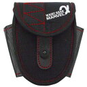 (まとめ)電工ポケット WAIST GEAR 【小物入れ/丸底タイプ×2セット】 レッド(赤) マーベル MDP-73AR(4)