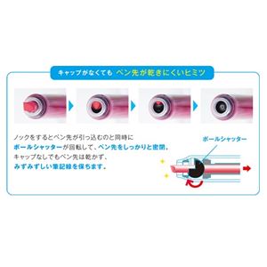 （まとめ） ぺんてる 蛍光ペン ノック式ハンディラインS バイオレット SXNS15-V 1...