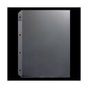 (まとめ) G-Aim クリアホルダー A4タテ 4穴 クリア YG-40 1パック(10枚) 【×5セット】