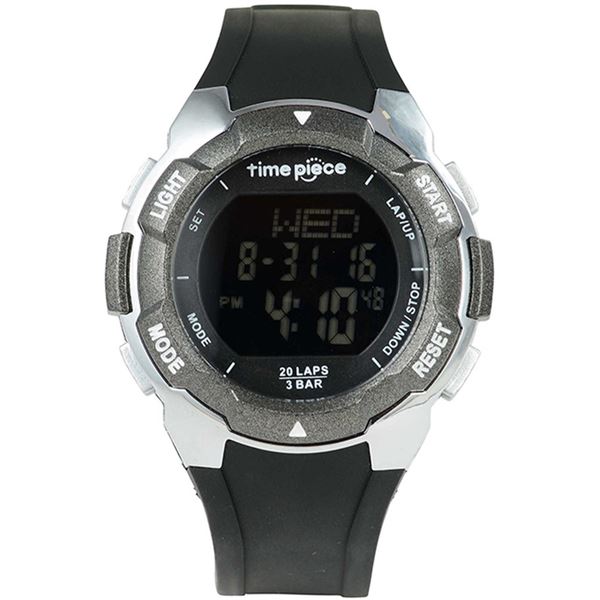 Time Piece（タイムピース） 腕時計 ランニングウォッチ 20LAP デジタル ブラック／ブラック TPW-004BB