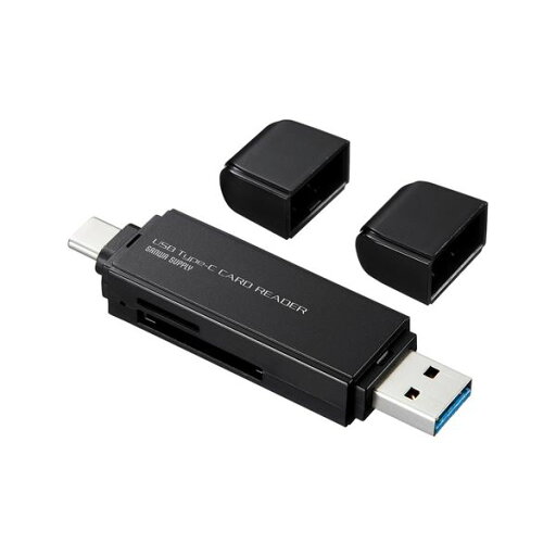 (まとめ) サンワサプライ TYPE-Cコンパクトカードリーダー ADR-3TCMS6BK 【×2セット】 (まとめ) サンワサプライ TYPE-Cコンパクトカードリーダー ADR-3TCMS6BK 【×2セット】